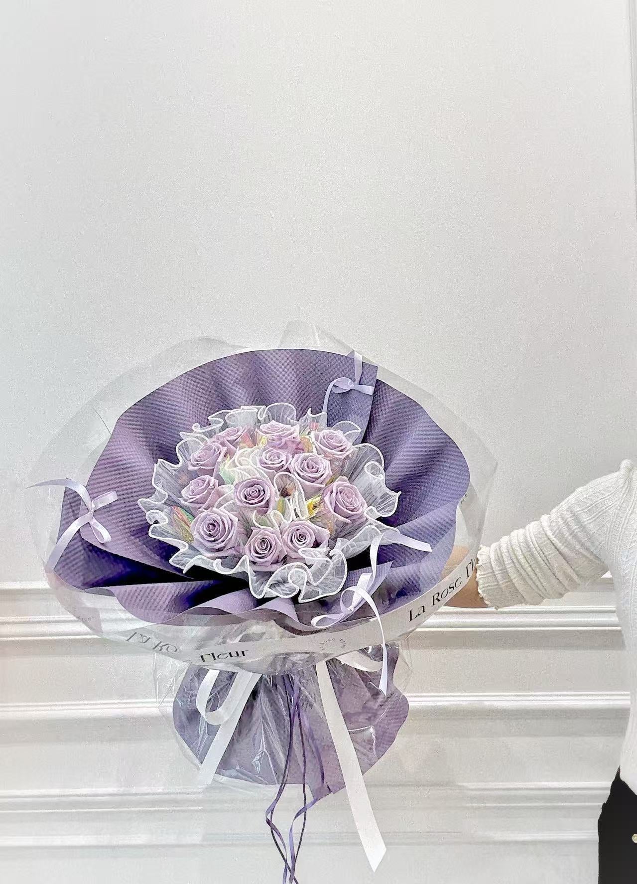 Purple Rose Bouquet (19st to 99st)