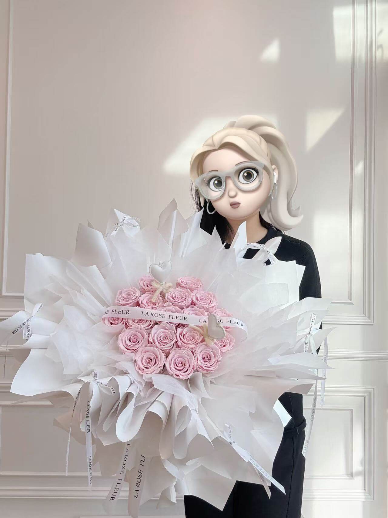 P1. Preserved Rose Bouquet