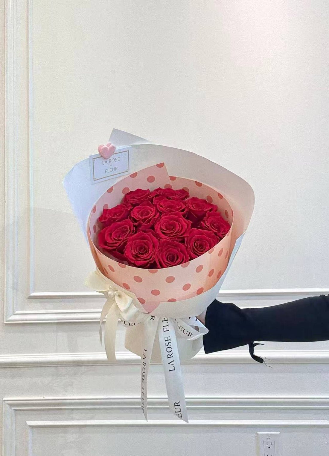 P4. Preserved Red Rose Bouquet