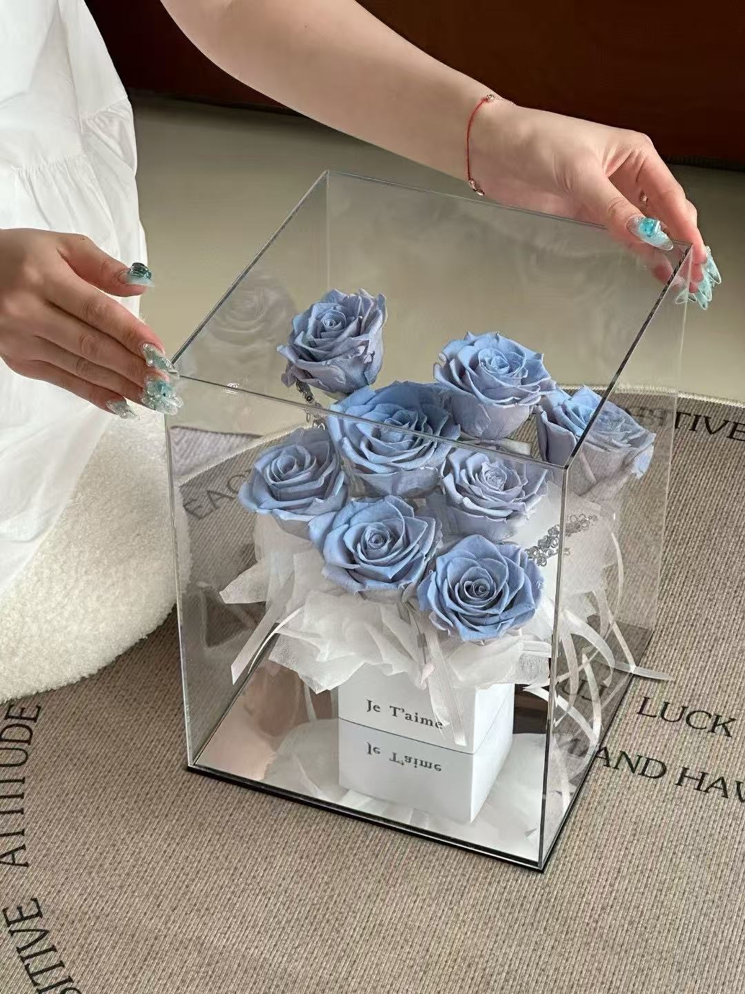 8 Roses Flower Box 永生玫瑰礼盒