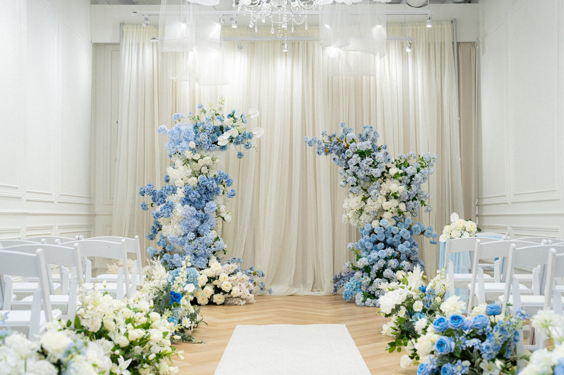 Faux Flower Collection-Blue