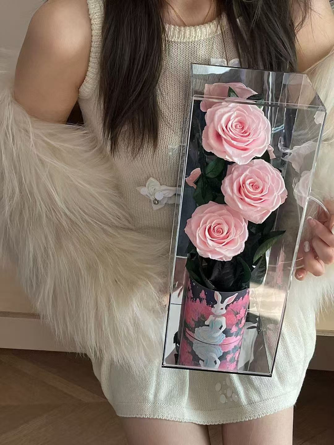 3 Roses Preserved Flower Box 永生玫瑰礼盒