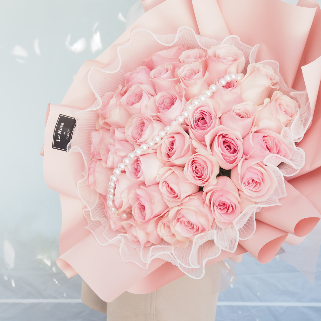 Pink Rose Bouquet (11st to 99 st)