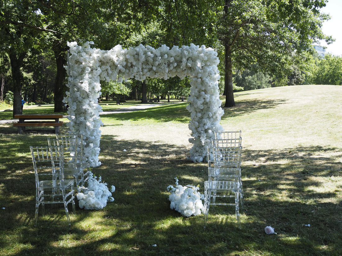 Faux Flower Rental-White
