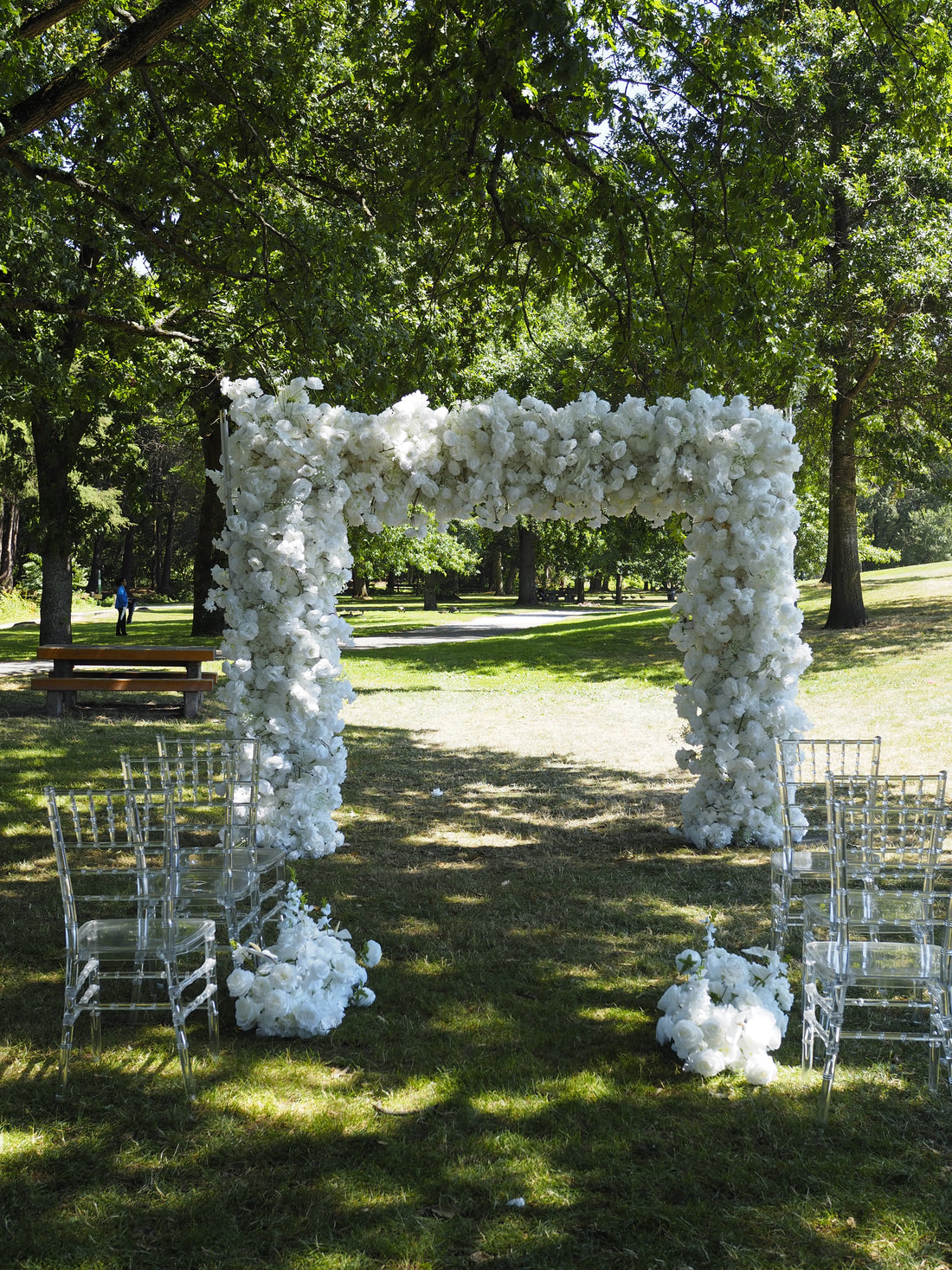Faux Flower Rental-White
