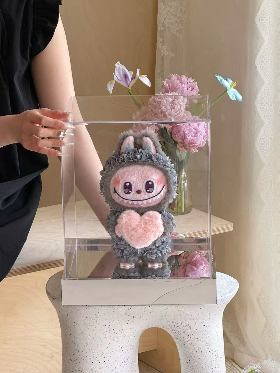 Labubu-Handmade with Preserved Hydrangea and etc.