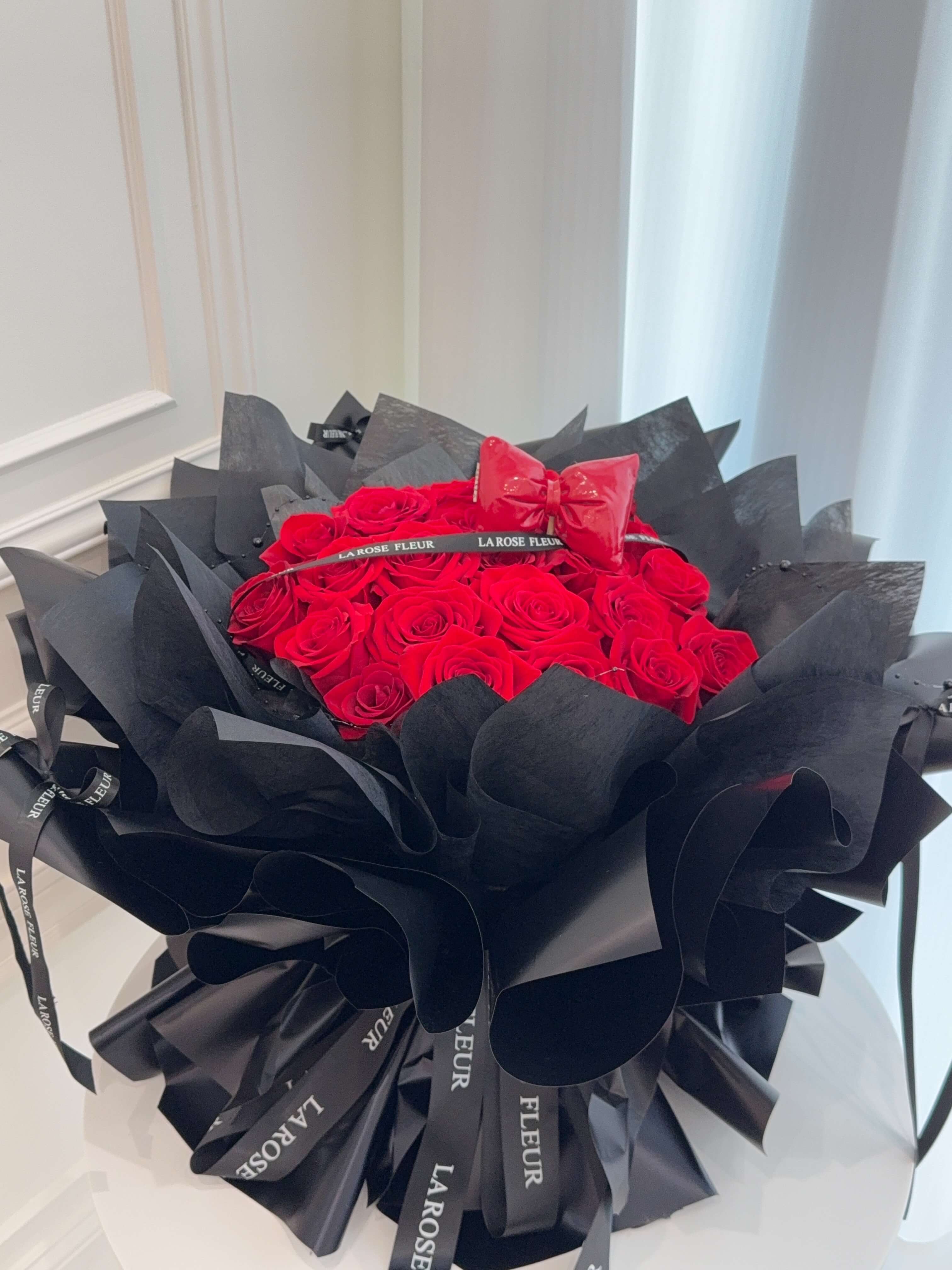 L2-Fancy Wrapping Red Rose Bouquet
