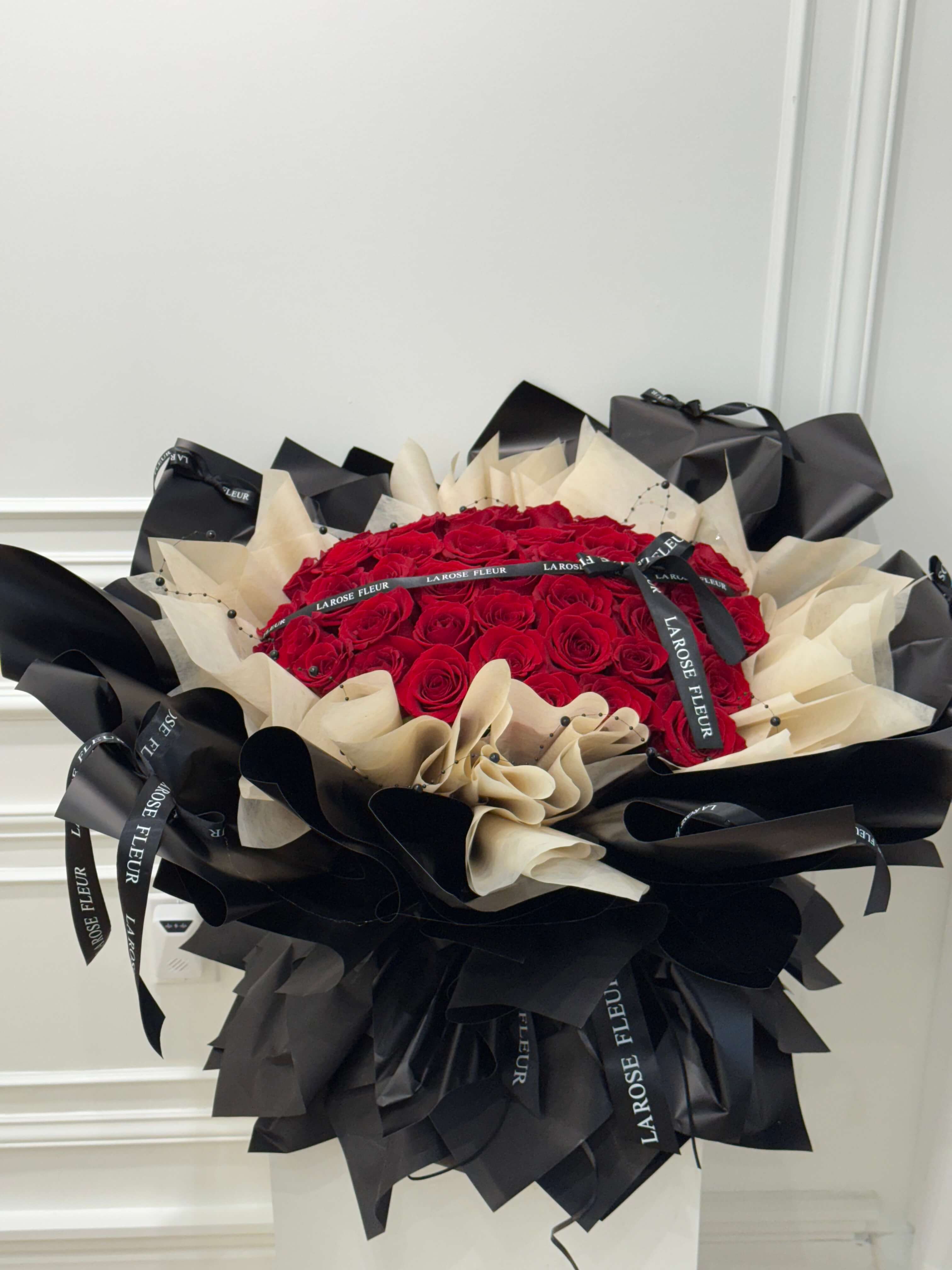 L2-Fancy Wrapping Red Rose Bouquet