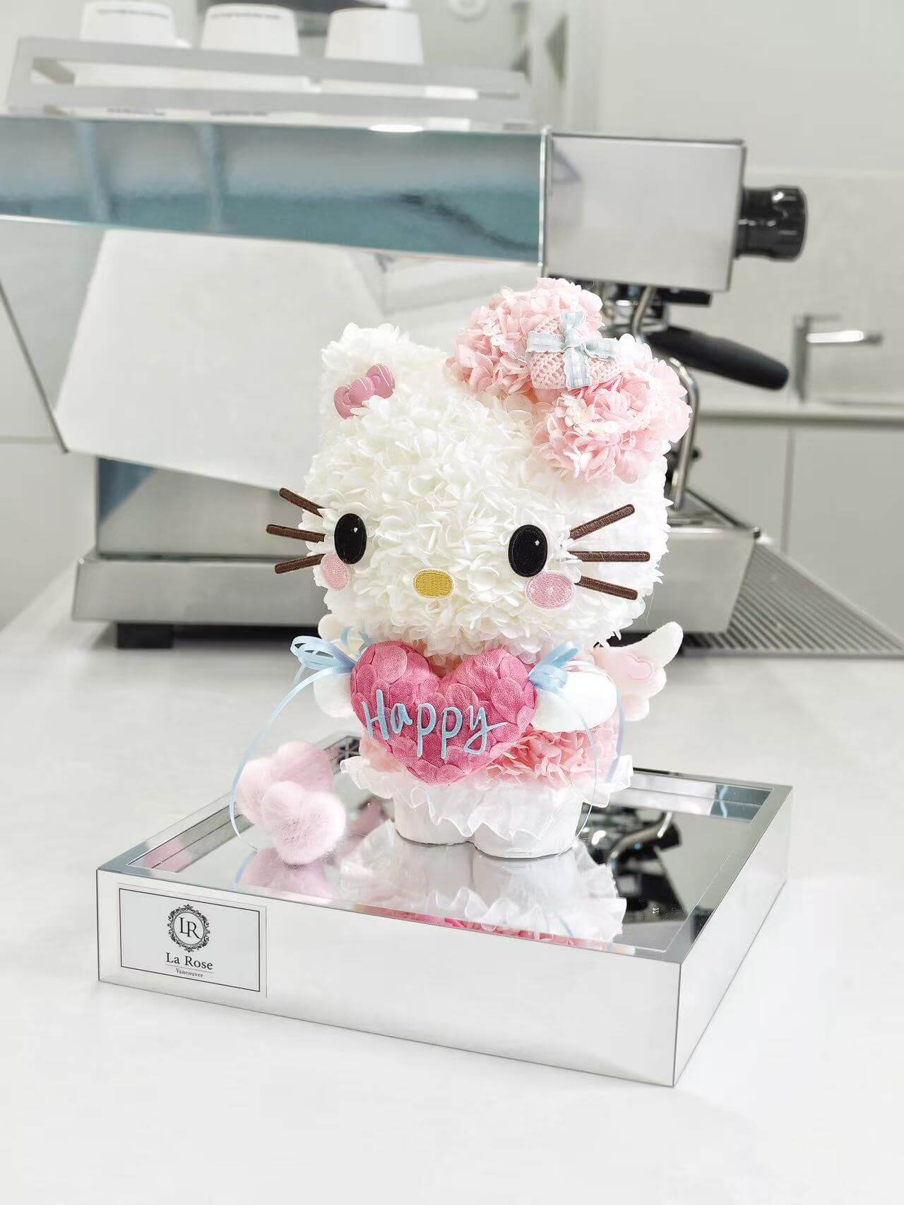 P10. HELLO KITTY Preserved Flower Box