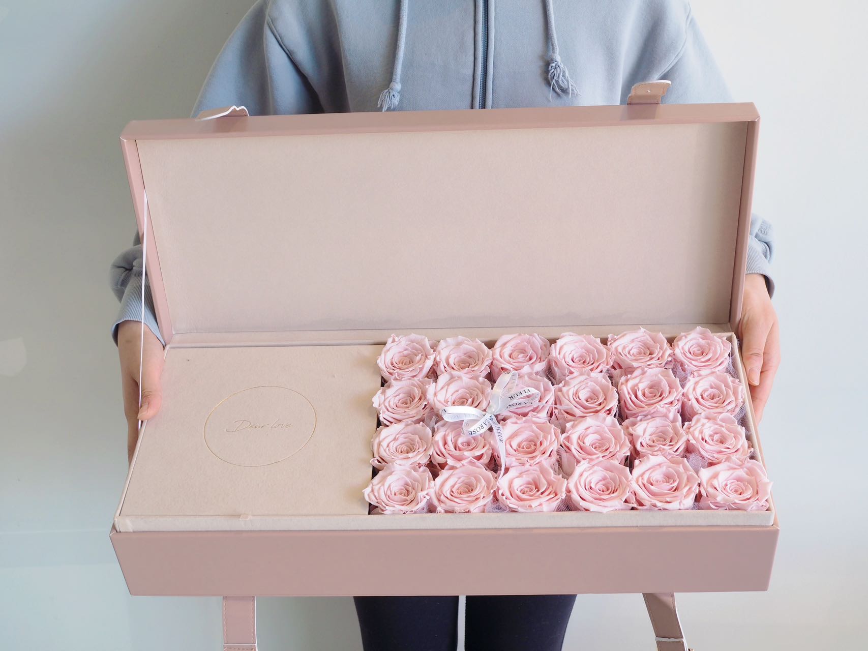 Preserved Rose Box - Pink