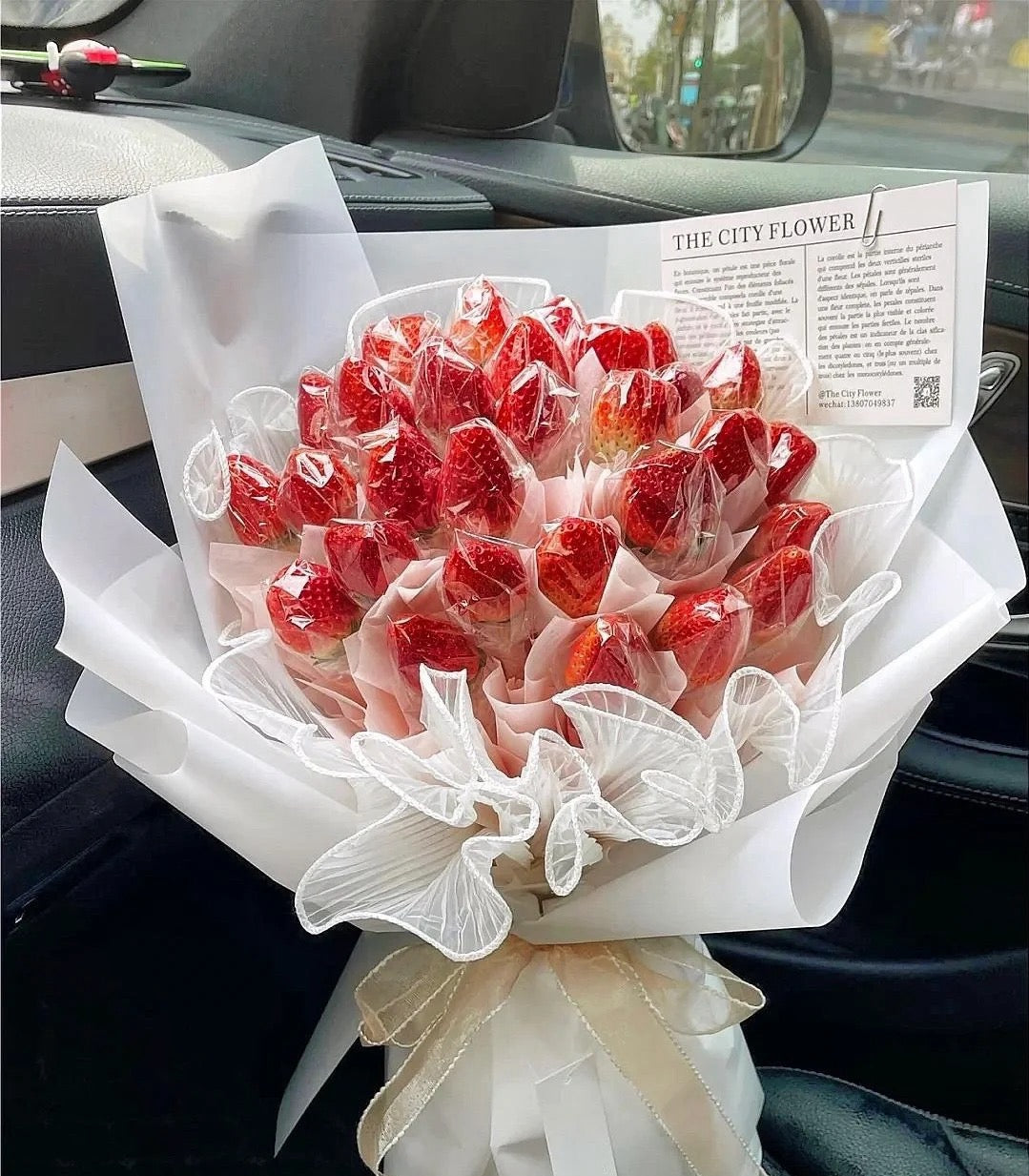 Fresh Strawberry Bouquet