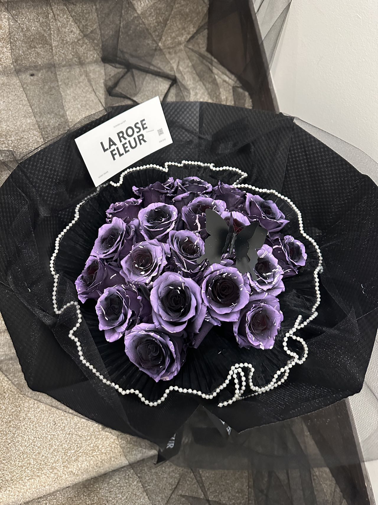 Marble Amethyst Tinted Rose