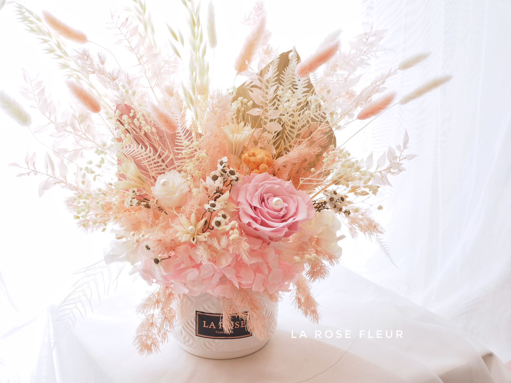 Preserved Flower Table Arrangement