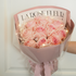 Light Pink Fresh Rose Bouquet by La Rose Fleur